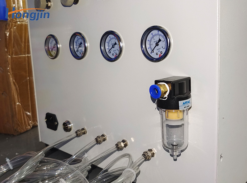 Six-channel differential pressure sealing instrument