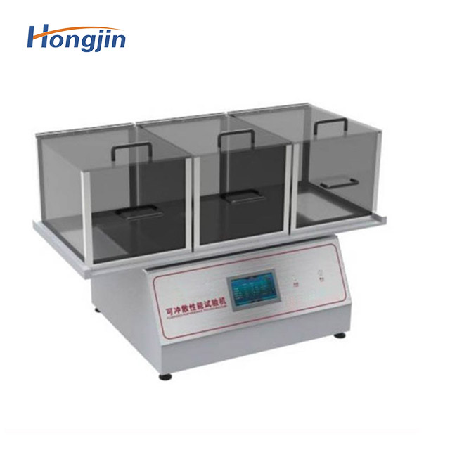 Flushable performance testing machine