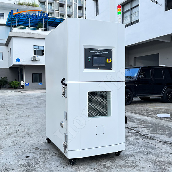 Integrated Battery Crush and Nail Penetration Tester